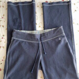 navy blue low rise pants
